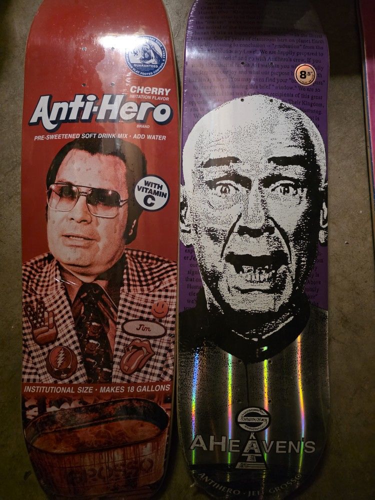 Jeff Grosso. Antihero Skateboards.