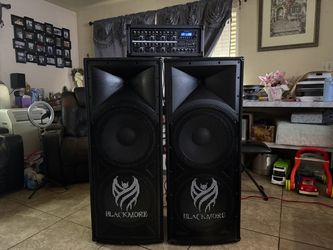 Blackmore Dj Sound System —2PA speakers + Amplifier