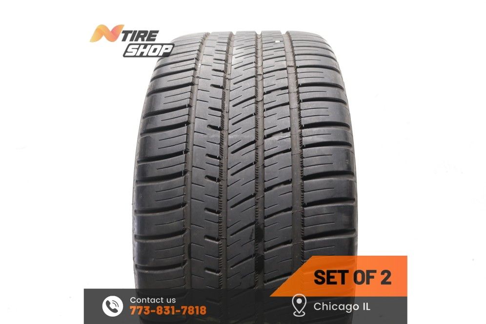 Set of 2 Used 8/32 Run Flat 275/40ZR18 99Y Michelin Pilot Sport A/S 3 Plus ZP