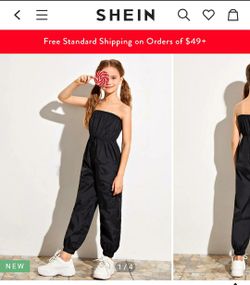 Girls shein jump suit