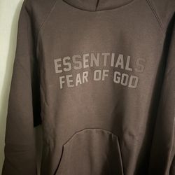 Essentials Hoodie Plum Size Large