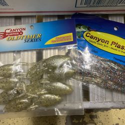 Canyon Plastics “Old Timer Series” Weedless Frogs