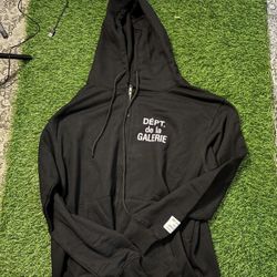 Gallery Dept Zip Up Hoodie Size Meduim 