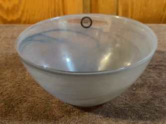 NEW Shiraleah Alabaster Swirl Glass Bowl - Medium 8.5"
