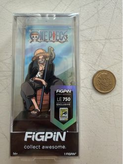 SDCC 2026 FiGPiN One Piece anime Shanks LE 750 Exclusive In hand