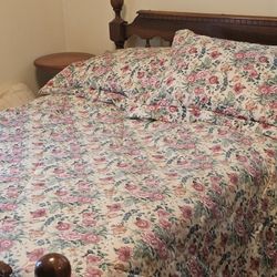 Bedspread,  Pillow Shams,  And Curtains