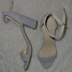 Blue High Heels: Size 8
