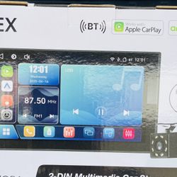 2-DIN Multimedia Car Stereo w/ Wireless Apple CarPlay, Android Auto & 7" LCD*Backup Camera