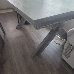 Gray Dinner Table 