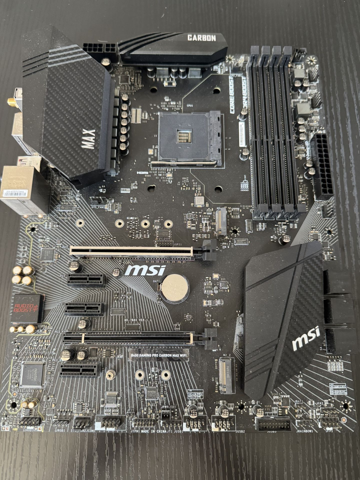 MSI B450 Gaming Pro Carbon Max WiFi