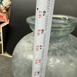 Large Blue Decorative Vase 
