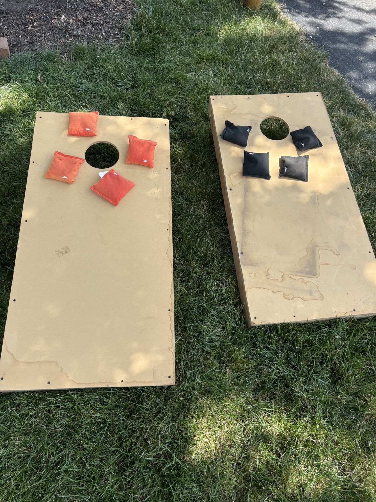 Homemade bags Corn hole Game w/ Bags