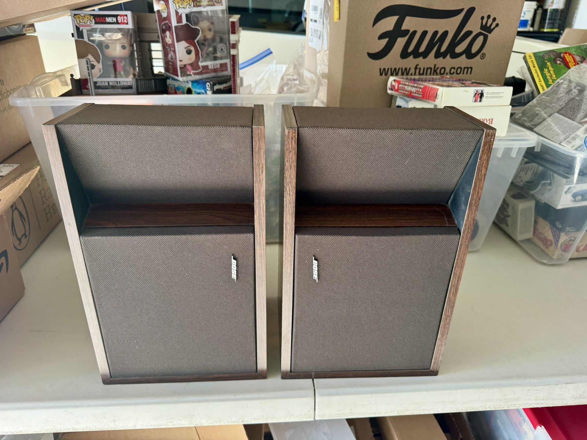 BOSE Vintage 201 Series II Direct Reflecting Speakers Set Of Two 1984 Tested Working