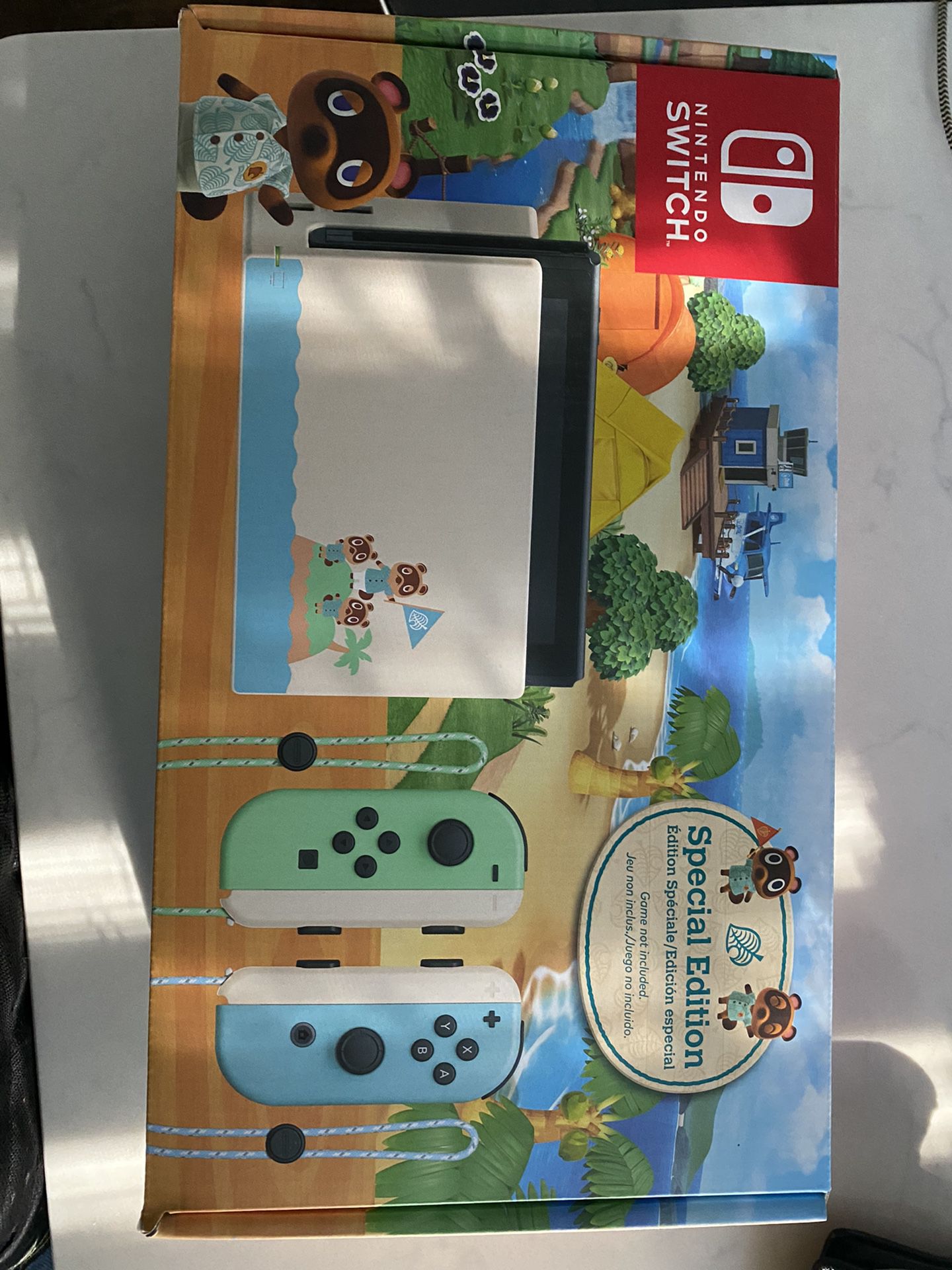 Nintendo switch new sealed animal crossing limited edition