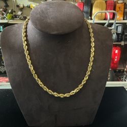 14k Gold Rope Chain 38649-1