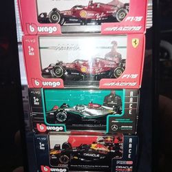 Lot Of 5 Official F1 collector 1/43 Size Diecast Car Deal