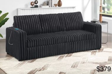 Corduroy sofa bed