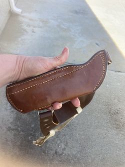 Bianchi Leather Gun Holster Pistol Conceal Carry Weapon 