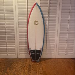 5’7” Smith Retro Twin + Stabilizer