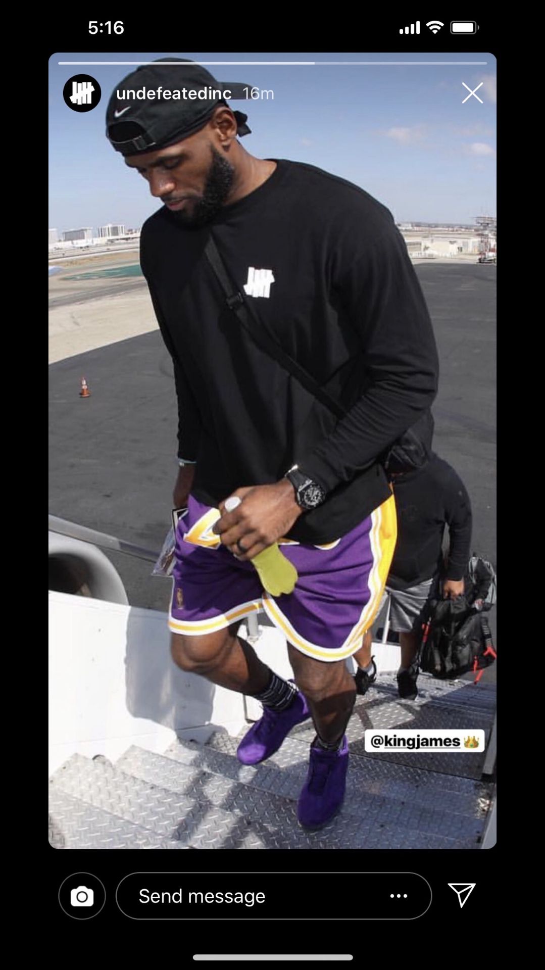 Nike Lebron James Los Angeles Lakers Shorts Hat 