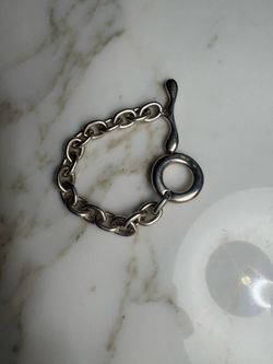 Vintage Robert Lee Morris (RLM) Sterling Silver Toggle Link Bracelet - 90g