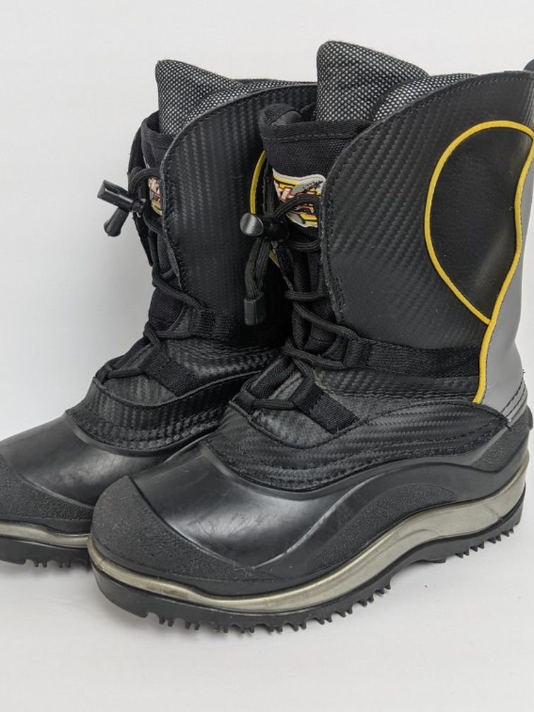 SKI-DOO BRP SNOWMOBILE BOOTS SIZE YOUTH 4 WINTER SPORTS APPAREL CLOTHING