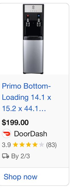 Primo Water Dispenser - Bottom Loading