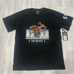 NWT Show Me The Money Black Shirt 5xl