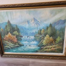 River Runs Through Painting 