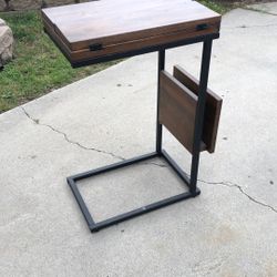 Bedside Table With Magazine Rack