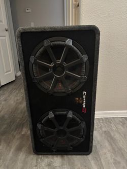 Kicker CompR Dual 12-Inch Subwoofer Enclosure