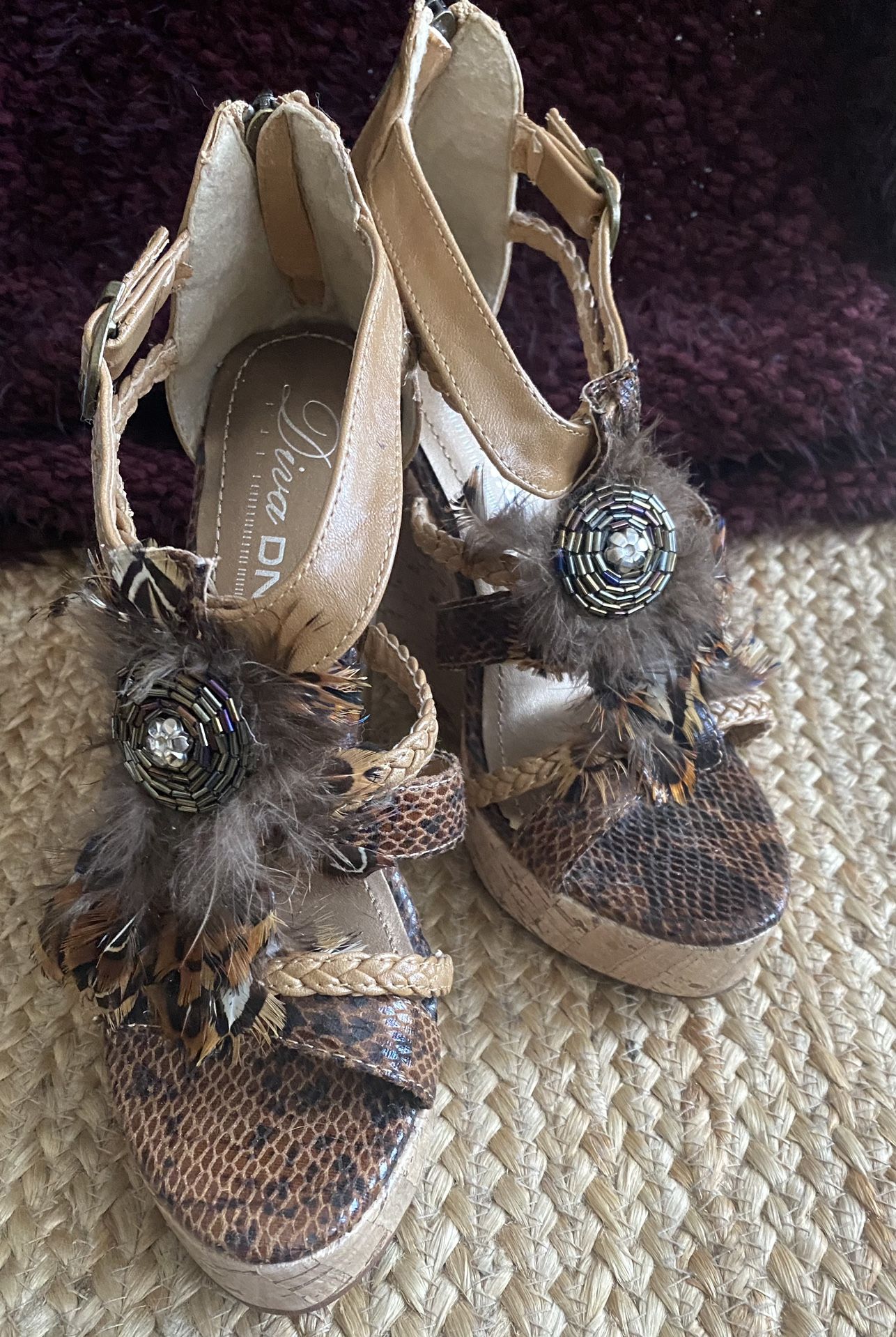 Diva DNA Cork Wedge, Pair