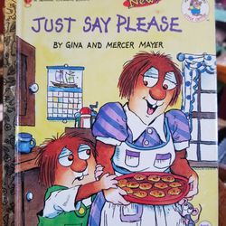 Little Golden Book ~ Just Say Please ~ 1st Edition 1998