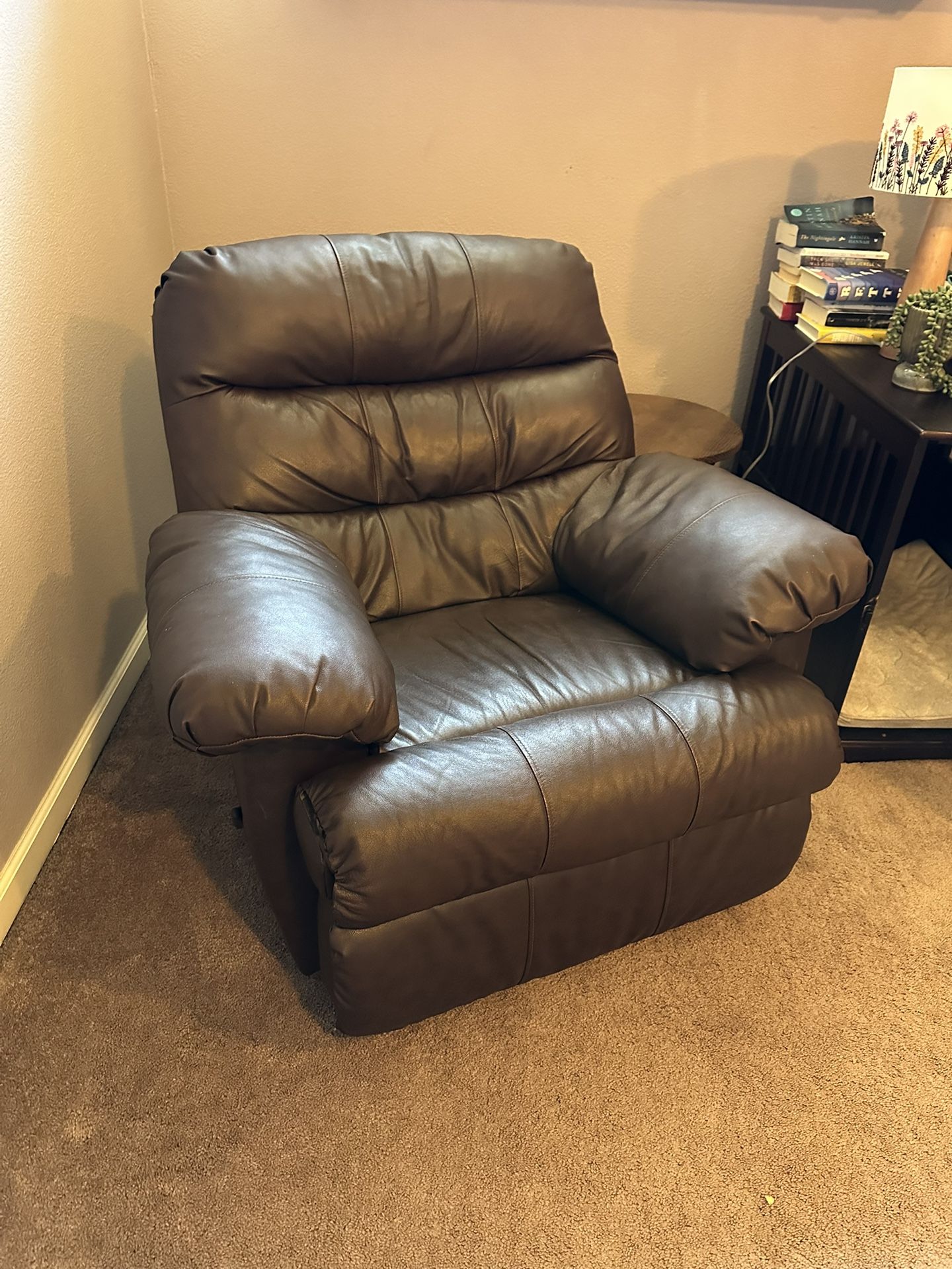 Real Leather Recliner