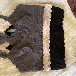 Three Felina Lingerie Bralettes 