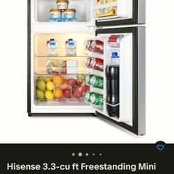 Mini Fridge with Freezer