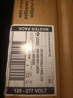 4 brand new lithonia 3-5-6000 lumens high med low settings