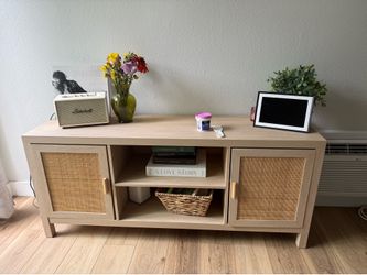 Wooden tv console
