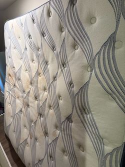 King mattress  free stained
