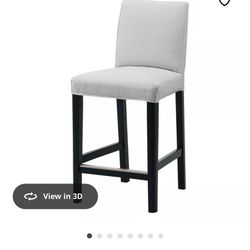 IKEA BERGMUND Bar Stool with Backrest