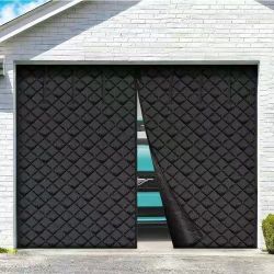 425*Garage Door Screen for Winter, 8x7FT, Garage Door Insulation Kit, Magnetic Thermal Insulated Door Curtain with 300D Oxford Fabric Heavy Duty Weigh