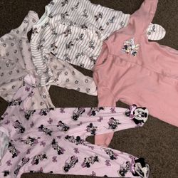 Baby Girl Sleepers 