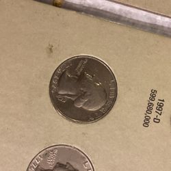 1 US bicentennial quarter