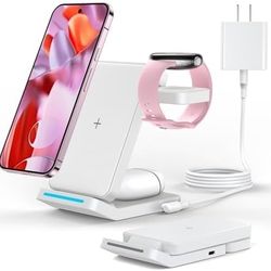 Charging stand for Pixel watch, phone and earbuds