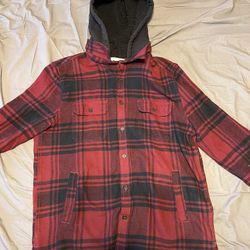 Aeropostale Flannel Hoodie