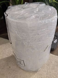 10 piece 9" clear nursery/plant pots.
