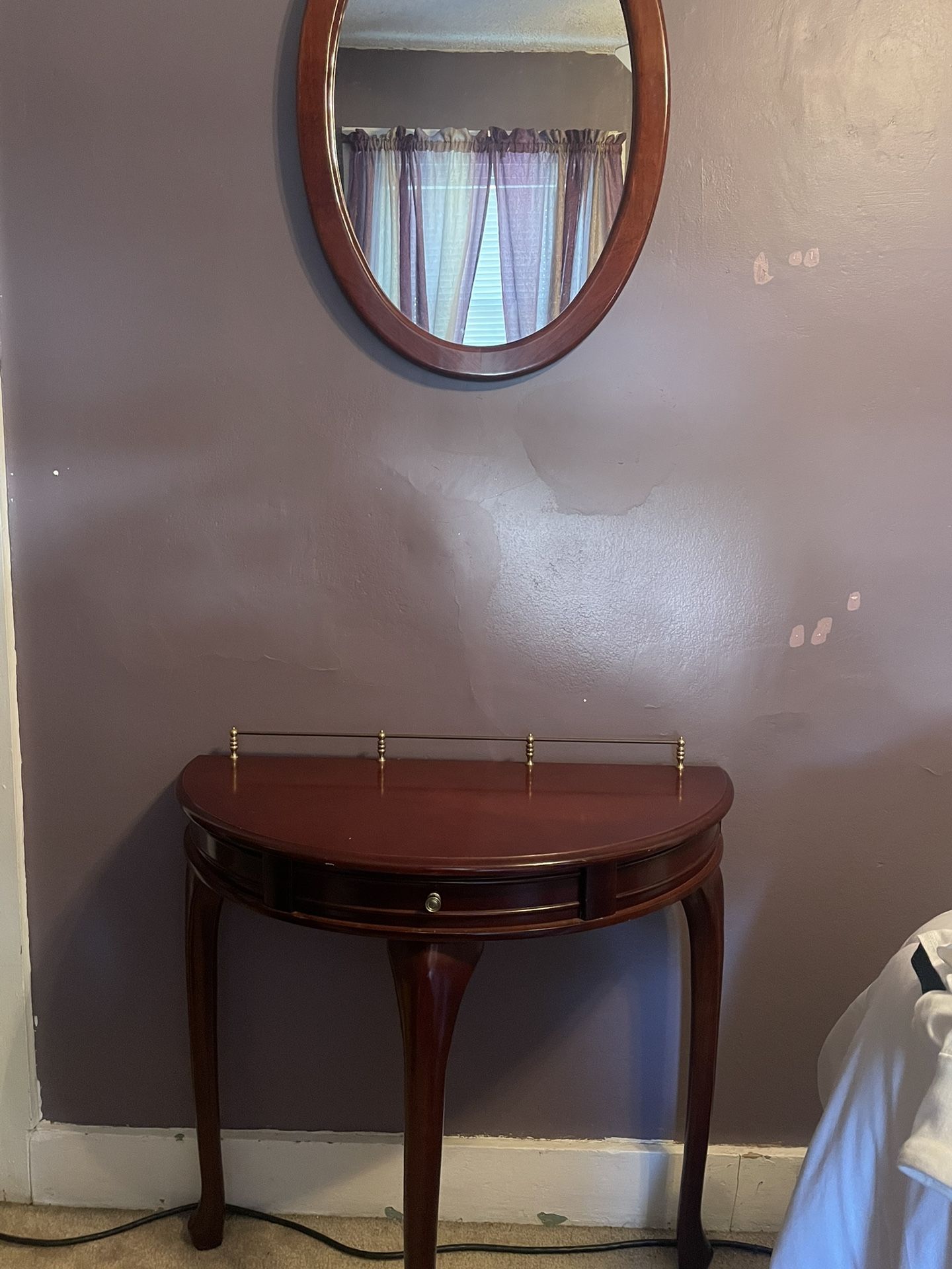 Console Table With Mirror 