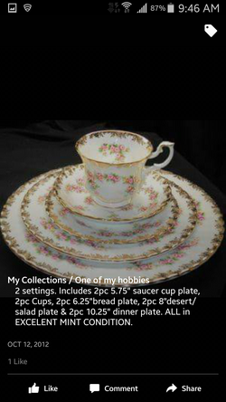 Vintage China gold plated