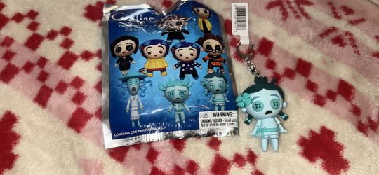 Coraline Figural Bag Clip Keychain