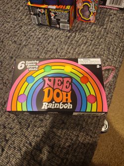 Nee Doh Rainboh 6-Pack Squishy Stress Balls